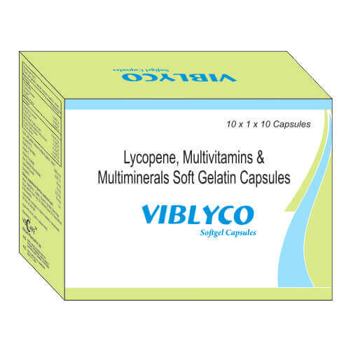 Lycopene Vitamin A And Vitamin C Viblyco Lycofec Vibcare Pharma
