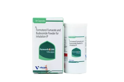 Formovib B 200 formoterol budesonide inhalation capsules – Vibcare respiratory PCD franchise VENTILA inhalation range