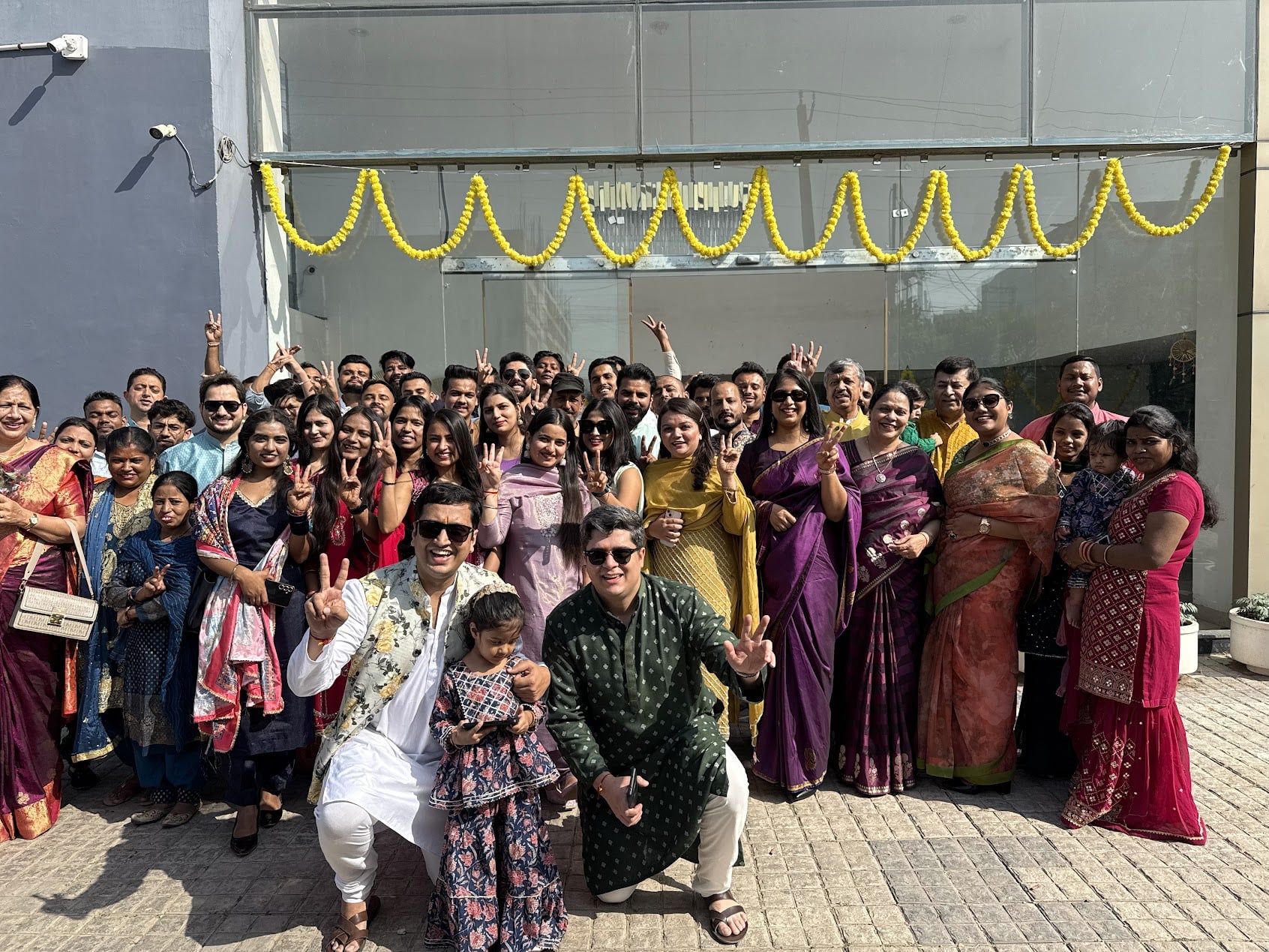 The Vibcare Star Parivar outside the Panchkula office