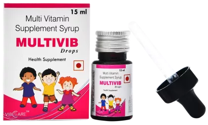 Multivib multivitamin drops – Vibcare paediatric PCD franchise nutrition range