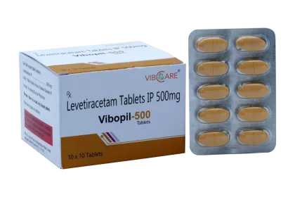 Vibopil 500 levetiracetam tablets – Vibcare neuro-psychiatry PCD franchise anti-epileptic range
