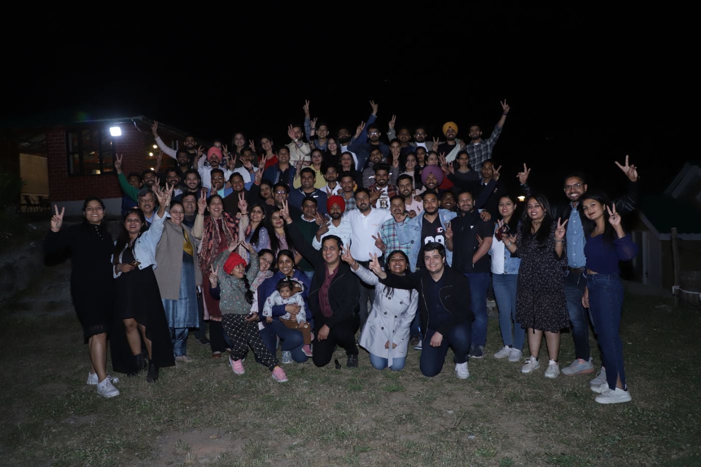 Vibcare team offsite at Camp Mashobra Greens, 2022