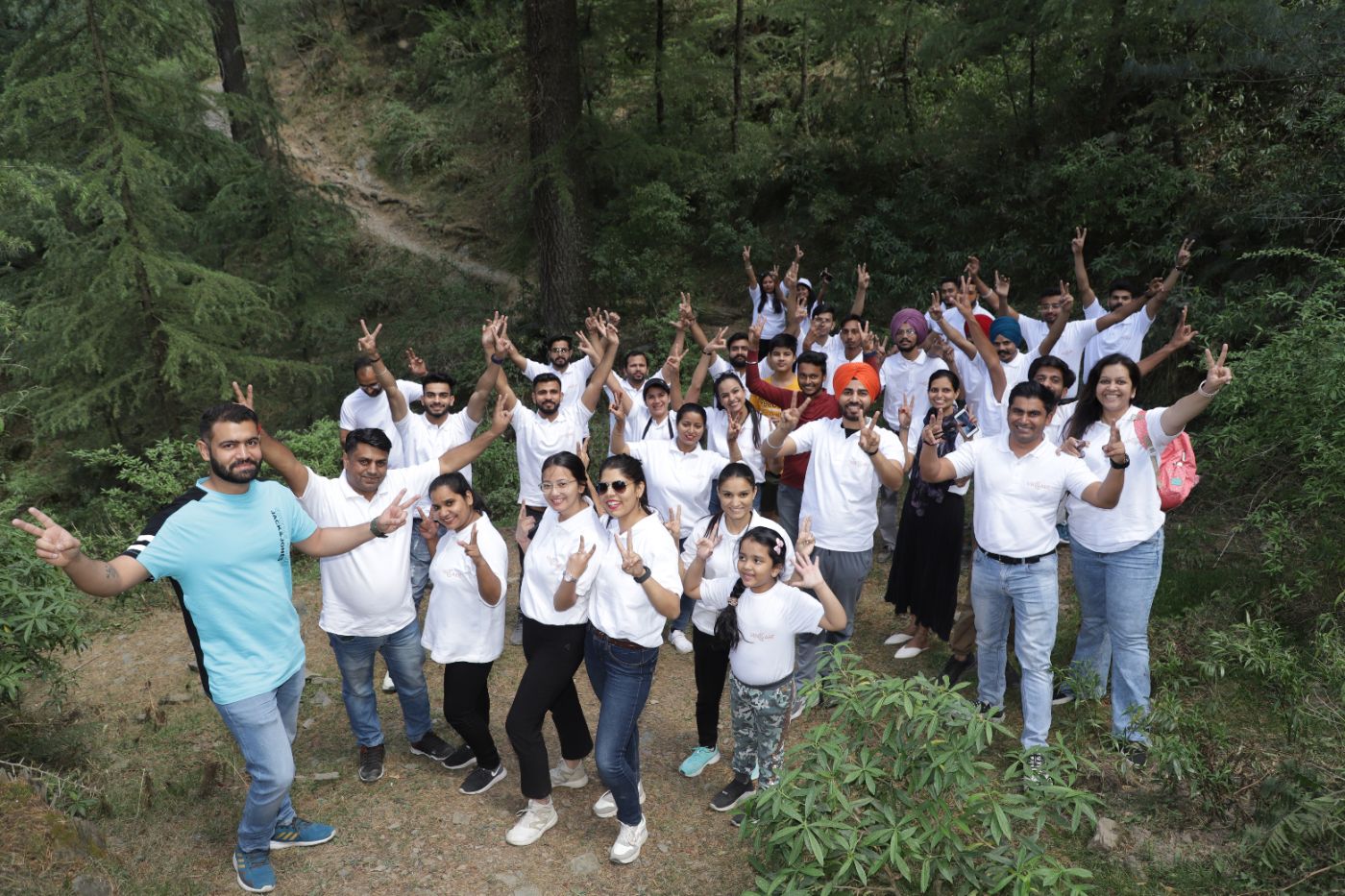 Vibcare team offsite at Camp Mashobra Greens, 2022
