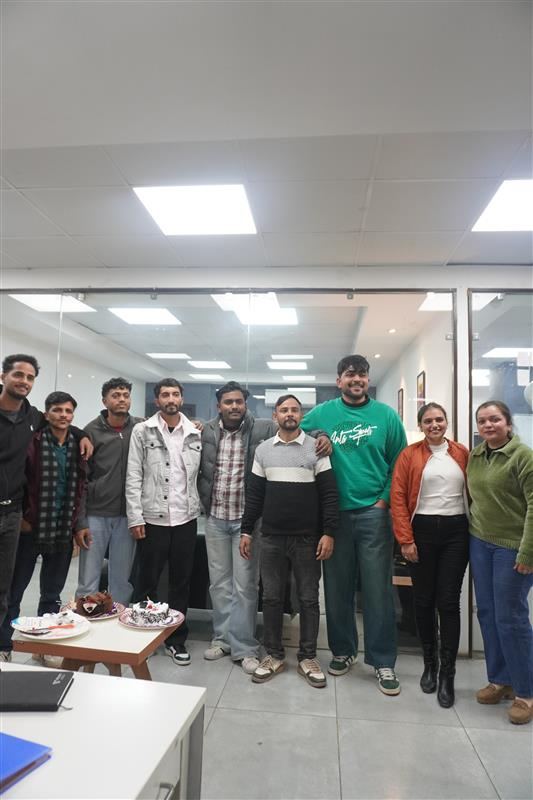 Birthday and farewell celebrations at the Vibcare office, Panchkula