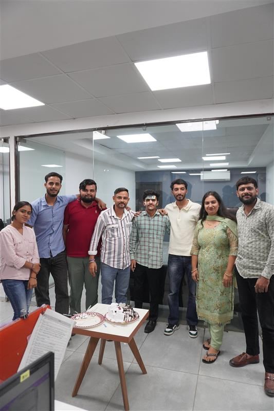 Birthday and farewell celebrations at the Vibcare office, Panchkula