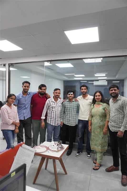 Birthday and farewell celebrations at the Vibcare office, Panchkula