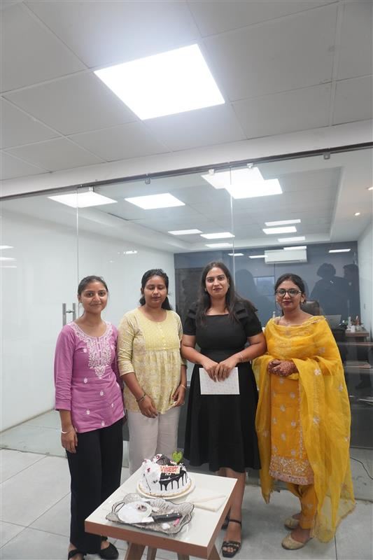 Birthday and farewell celebrations at the Vibcare office, Panchkula