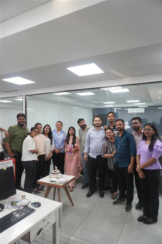 Birthday and farewell celebrations at the Vibcare office, Panchkula
