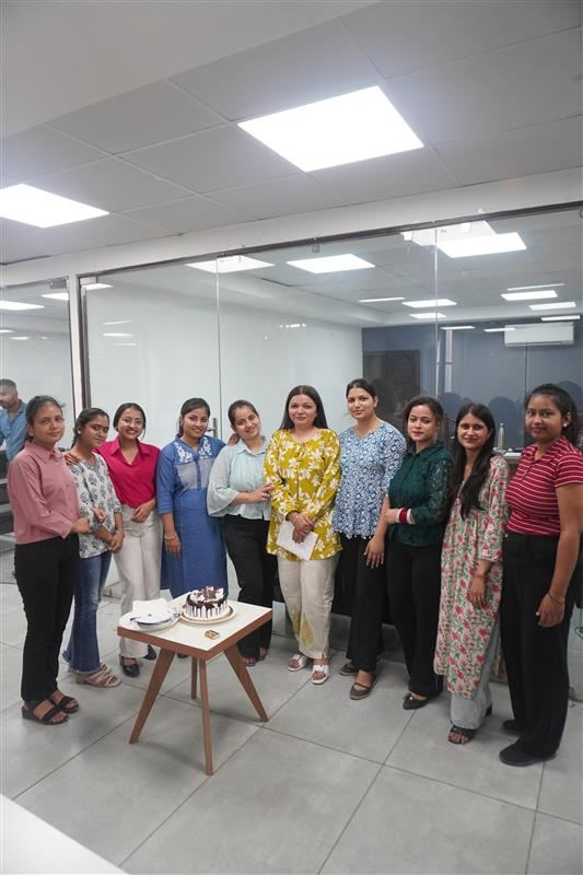 Birthday and farewell celebrations at the Vibcare office, Panchkula