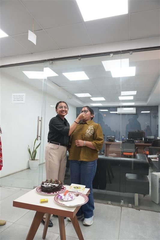 Birthday and farewell celebrations at the Vibcare office, Panchkula