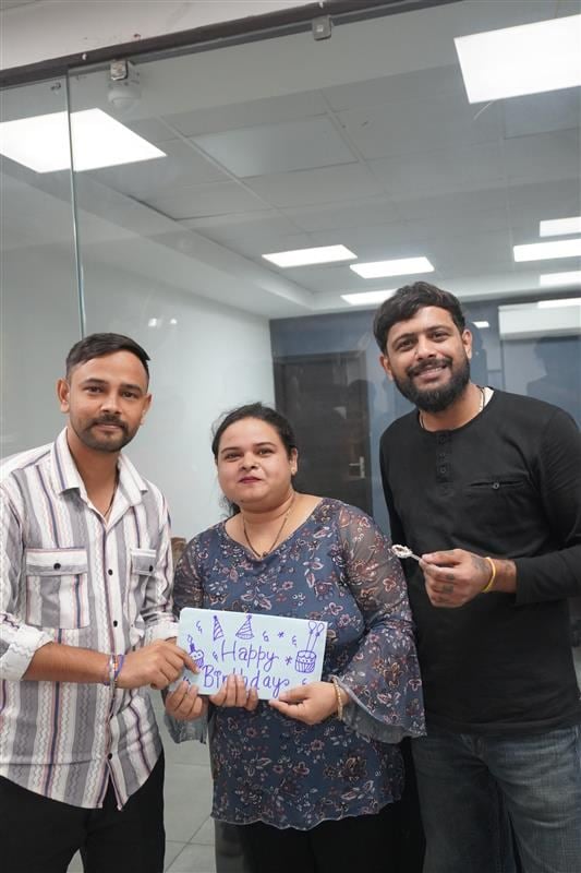 Birthday and farewell celebrations at the Vibcare office, Panchkula
