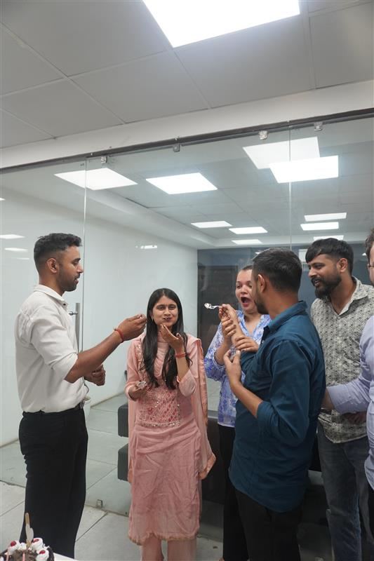 Birthday and farewell celebrations at the Vibcare office, Panchkula