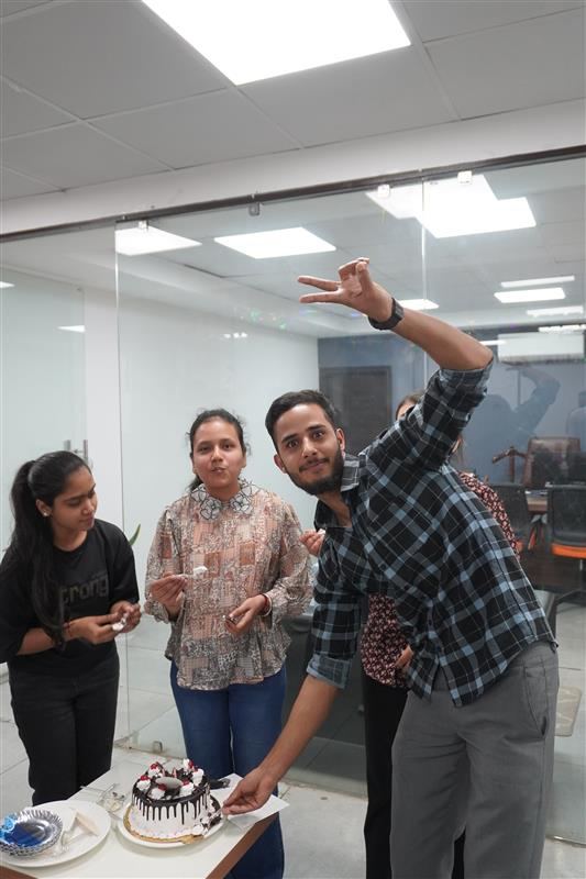 Birthday and farewell celebrations at the Vibcare office, Panchkula