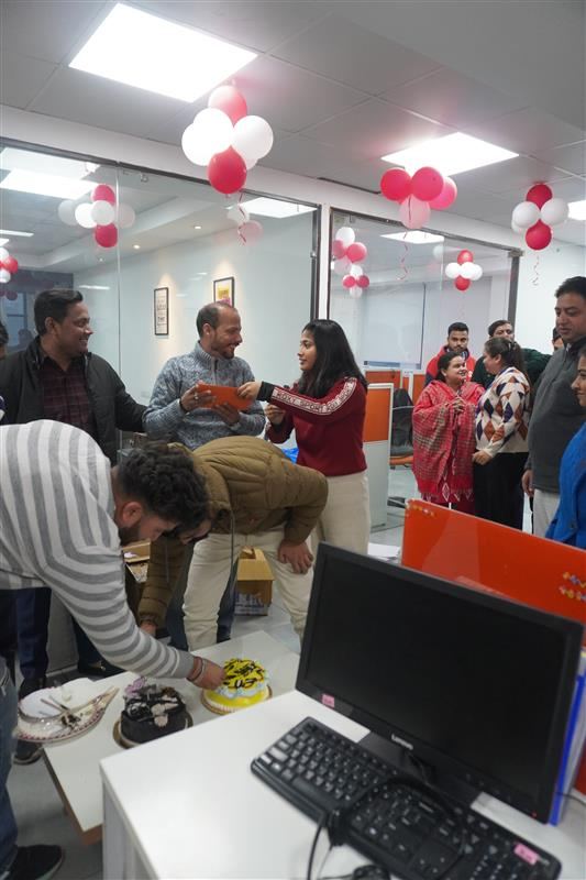 Festival celebration at the Vibcare office, Panchkula