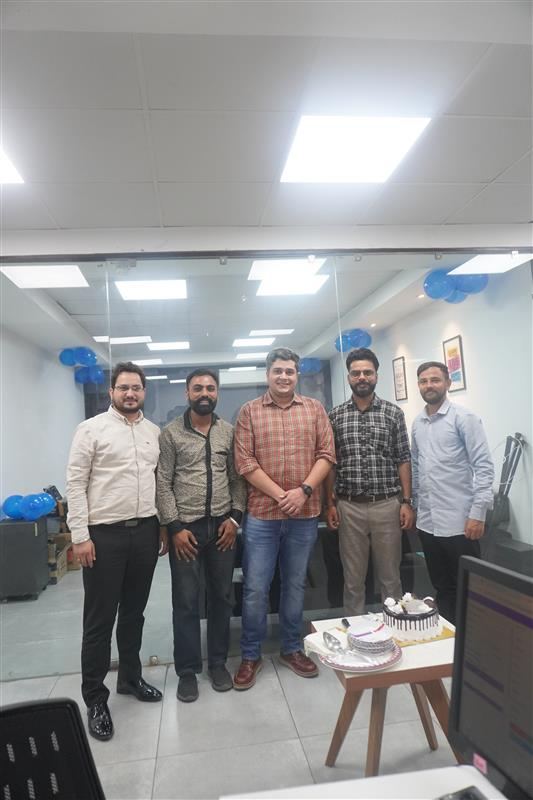 Festival celebration at the Vibcare office, Panchkula