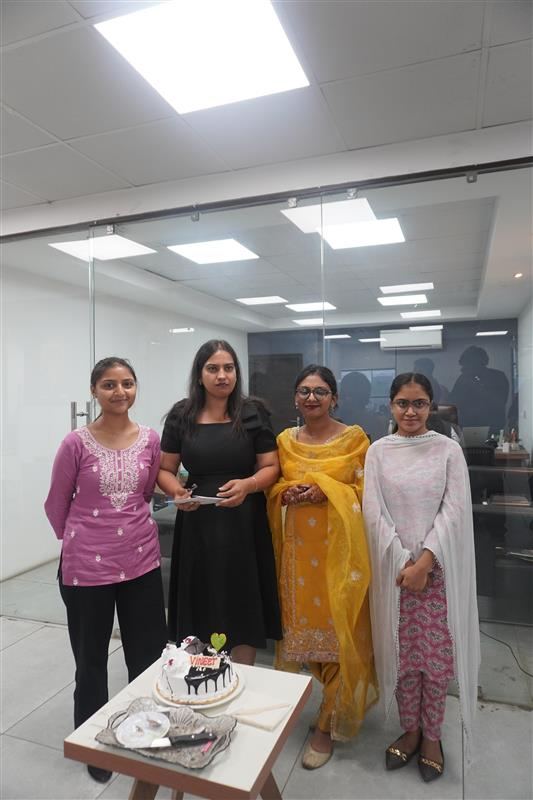 Festival celebration at the Vibcare office, Panchkula