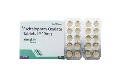 Xitolol 10 escitalopram tablets – Vibcare neuro-psychiatry PCD franchise antidepressant range