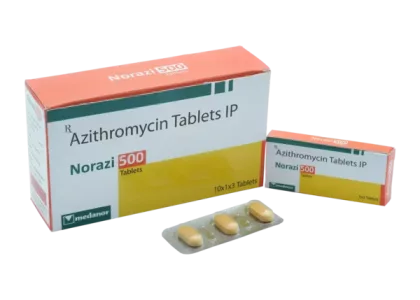 Norazi 500 (3 Pack) (DPCO) - Azithromycin 500 mg