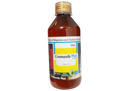 Cremovib Plus (WOMC) - Liquid Paraffin 1.25 ml + Milk Of Magnesia 3.75 ml + Sodium Picosulphate 3.33 mg