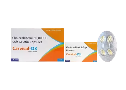 CARVICAL D3 60K SOFTGEL :